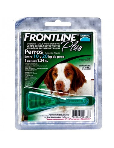 Frontline Plus Perro 10 a 20 kg.
