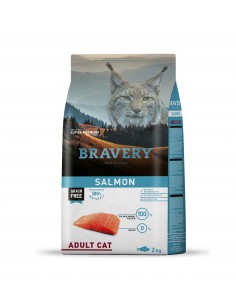 Bravery Gato Adulto Salmon 2 kg.