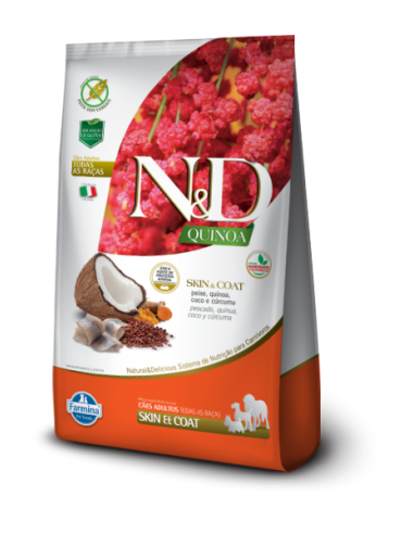 N&D Quinoa Skin & Coat Pescado 2,5 kg.