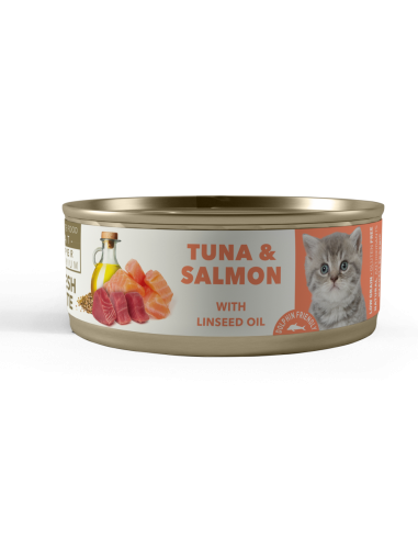 Amity Atun y Salmon Kitten Lata 80 grs.